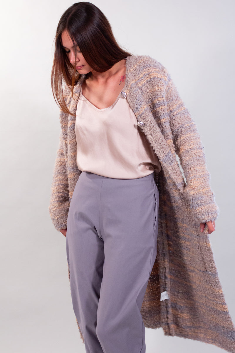 CAPPOTTO BOUCLE' MELANGE