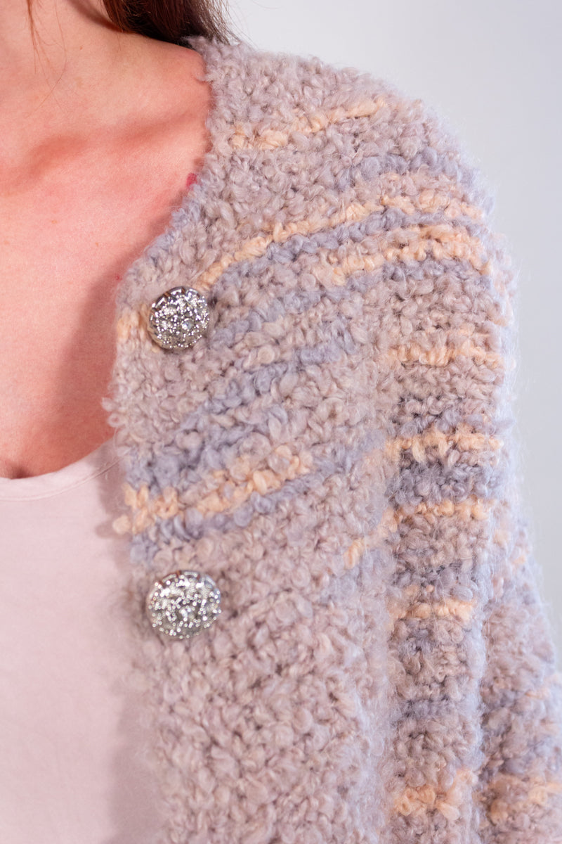 CAPPOTTO BOUCLE' MELANGE