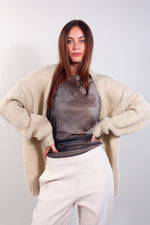 CARDIGAN LUREX