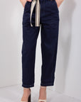 PANTALONE DENIM + CINTURA