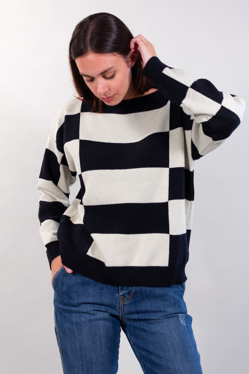 MAGLIA RIGHE SFALSATE