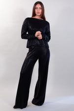 PANTALONE PALAZZO GLITTER