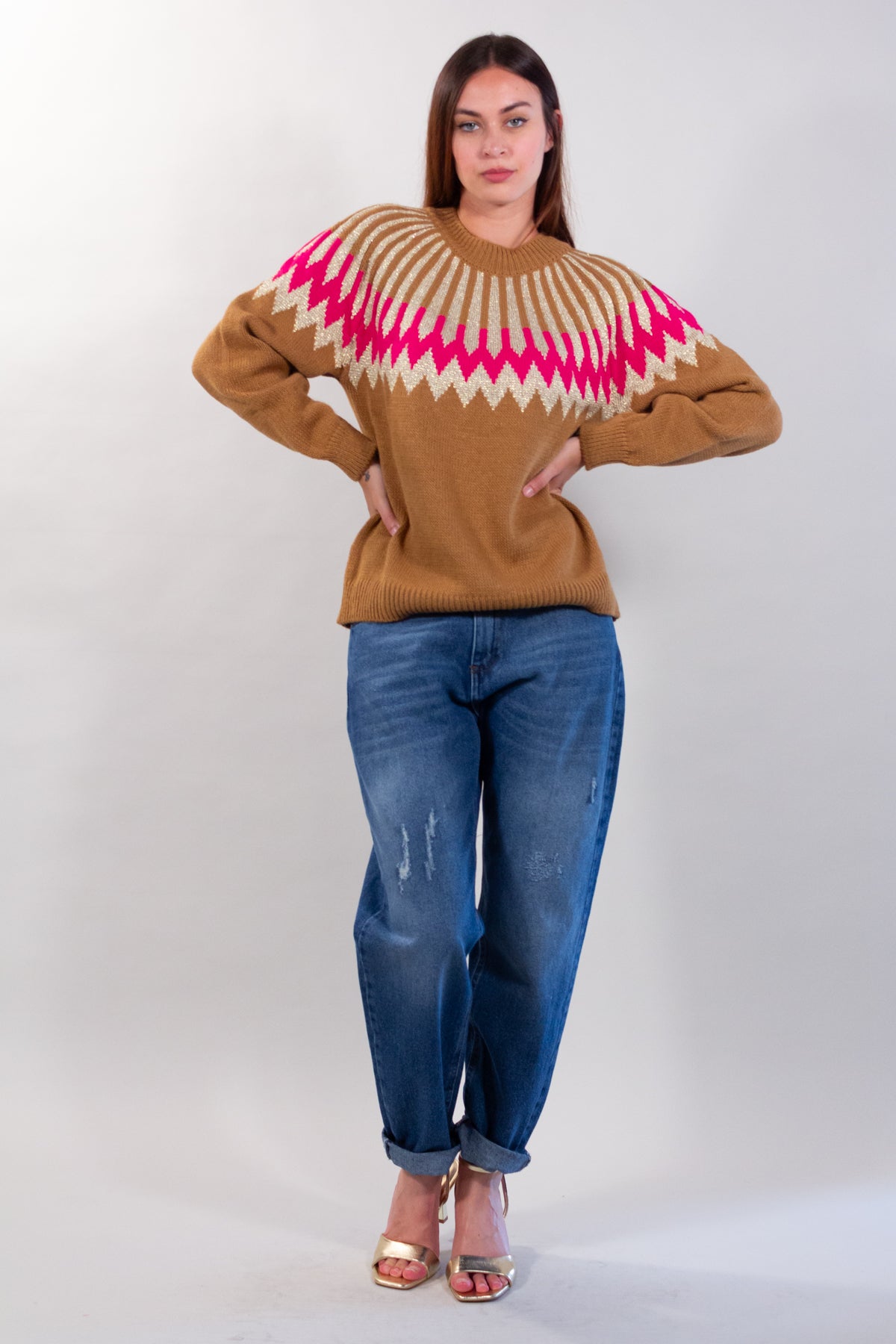 GRECA LUREX SWEATER