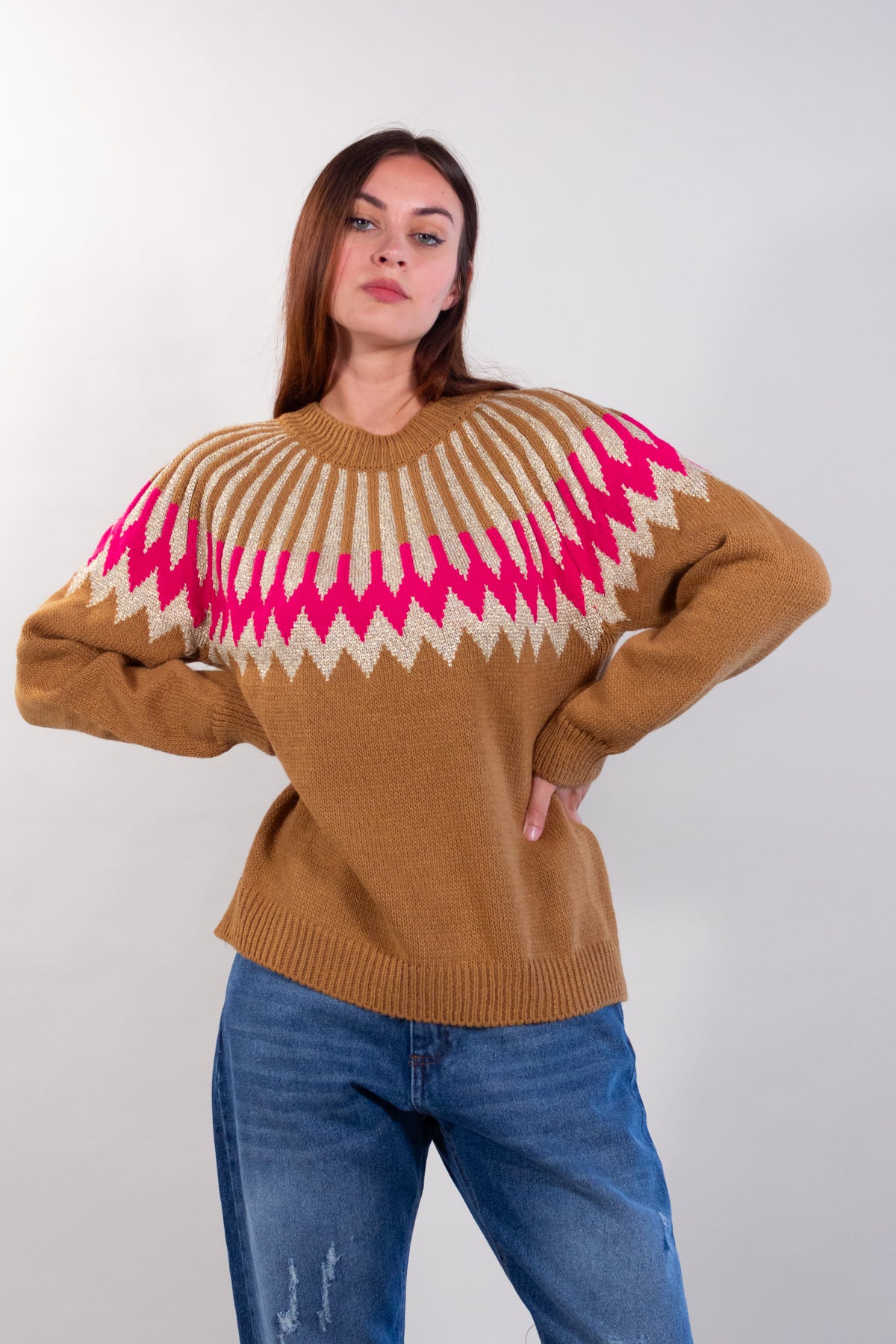 GRECA LUREX SWEATER