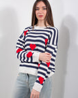 MAGLIA RIGHE CUORI
