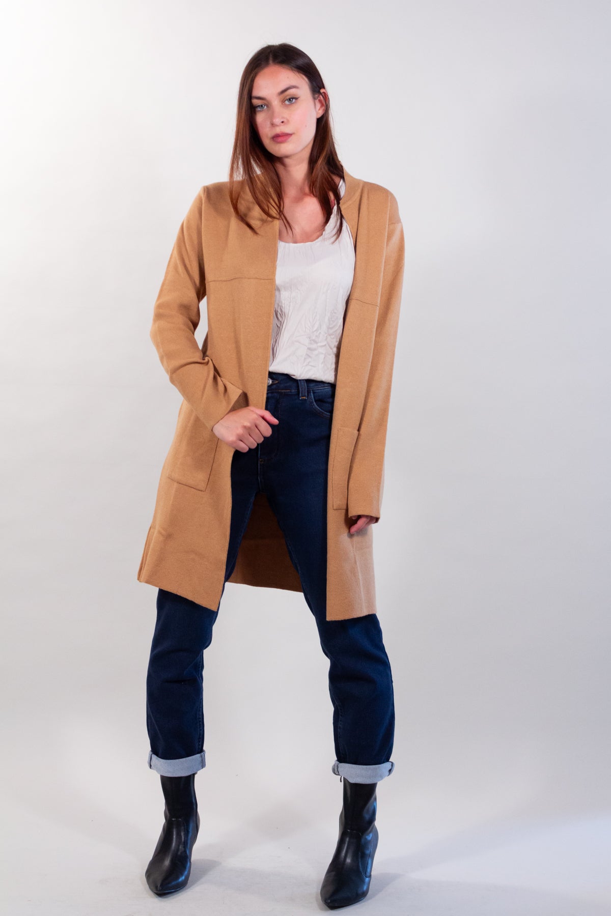LARGE POCKET CARDIGAN