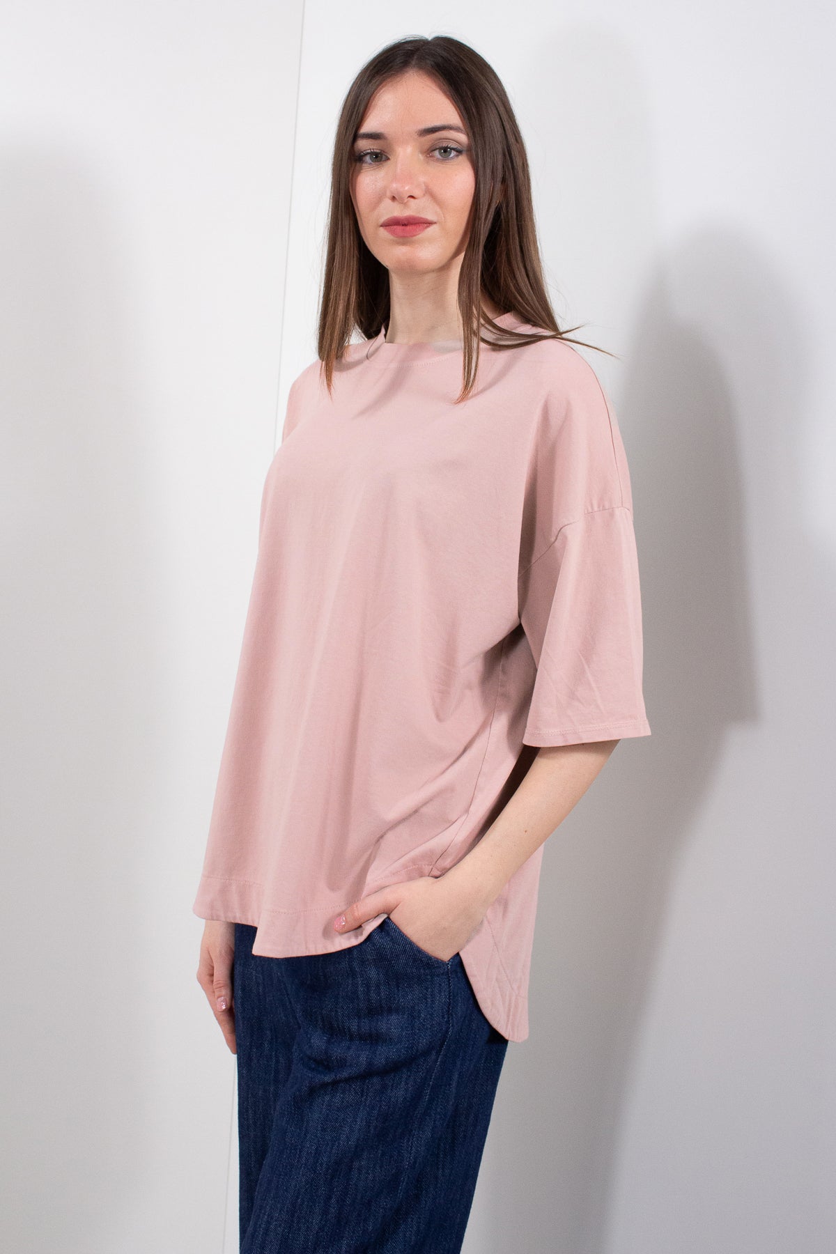 T-SHIRT COTONE MEZZE MANICHE
