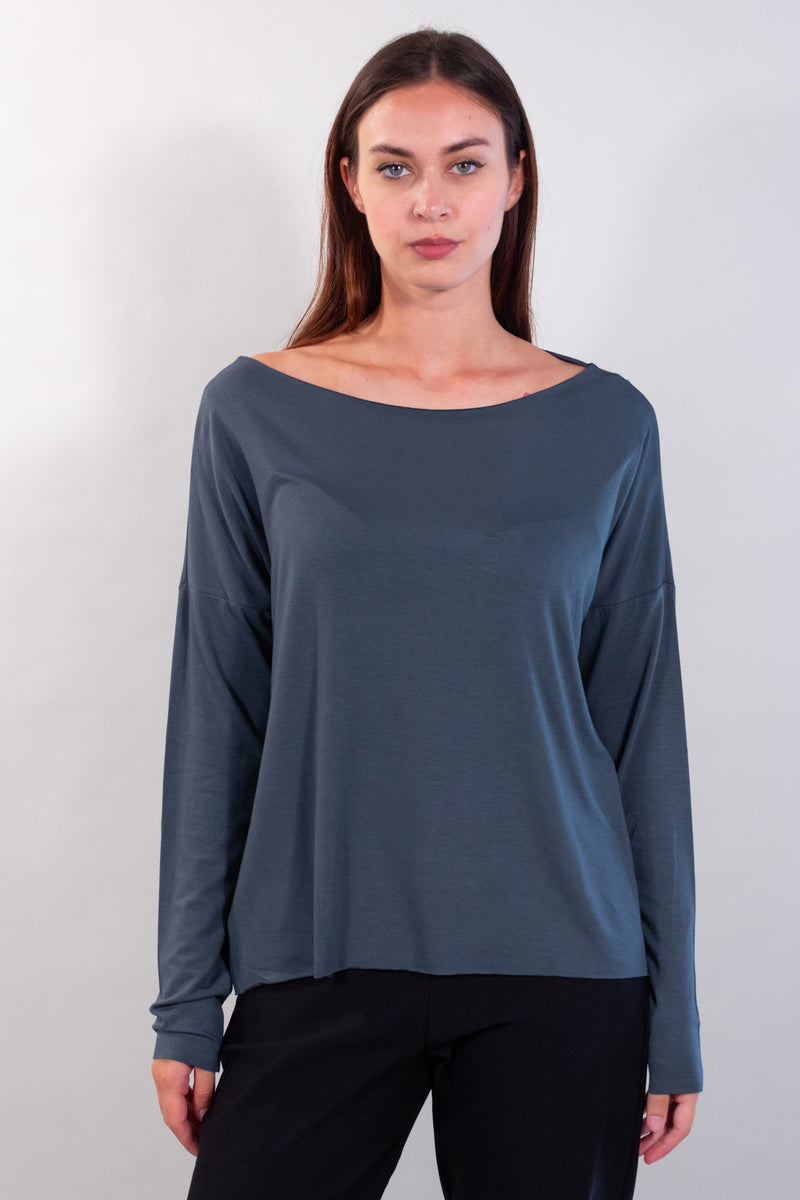 MAGLIA KIMONO TAGLIO ORIZZONTALE