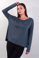 MAGLIA KIMONO TAGLIO ORIZZONTALE