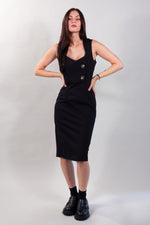 ABITO MIDI SCOLLO CUORE