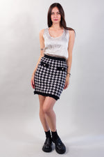MINIGONNA CHANEL PIED DE POULE