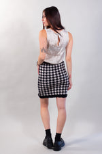 MINIGONNA CHANEL PIED DE POULE