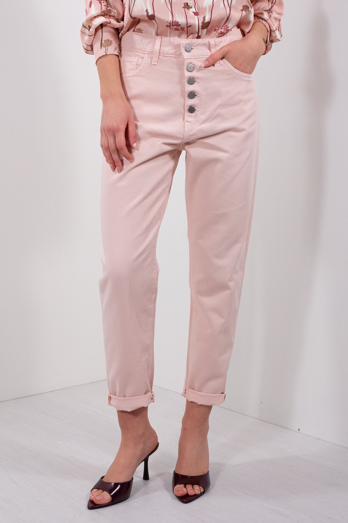 PANTALONE BOYFRIEND BOTTONI