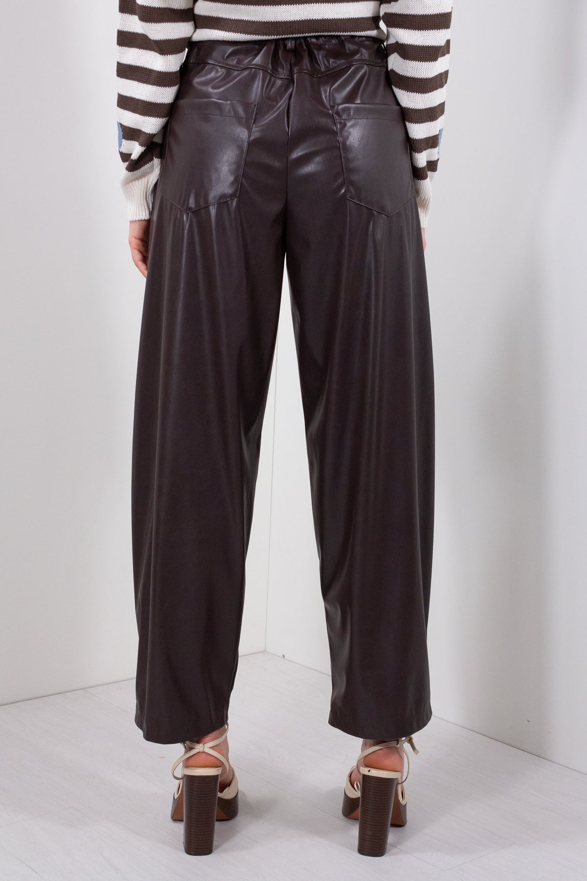 PANTALONE BALOON ECOPELLE***