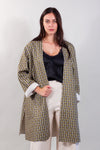 CAPPOTTO CINTURA PANNO STAMPATO