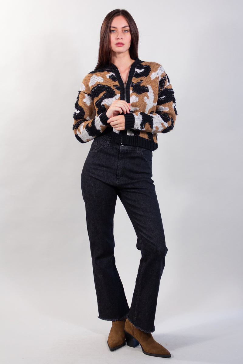 JEANS ZAMPETTA NERO