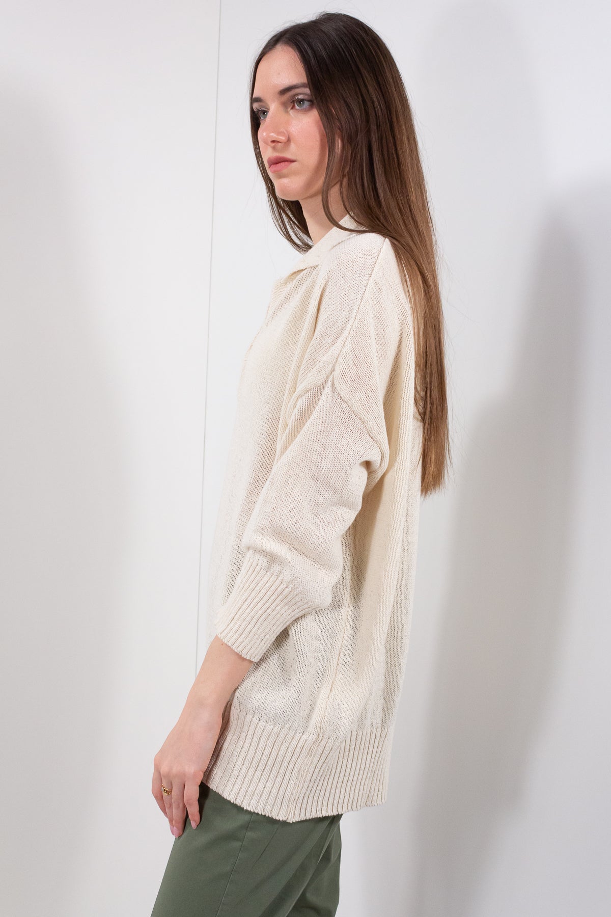 MAGLIA POLO OVERSIZE