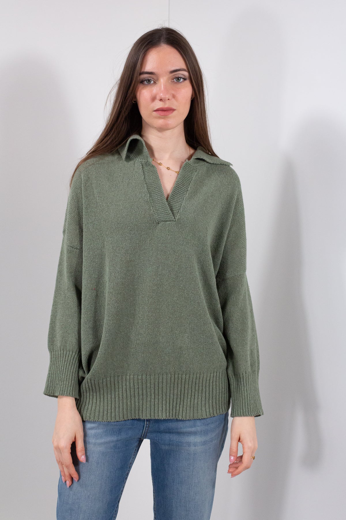 MAGLIA POLO OVERSIZE