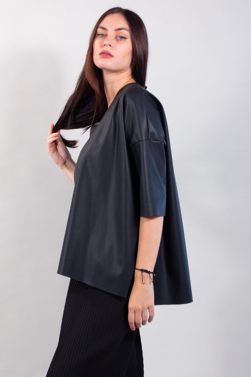 MAGLIA OVER ECOPELLE