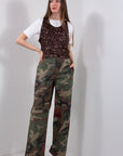 PANTALONE PALAZZO CAMOUFLAGE