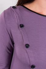 MAGLIA BOTTONI OBLIQUI