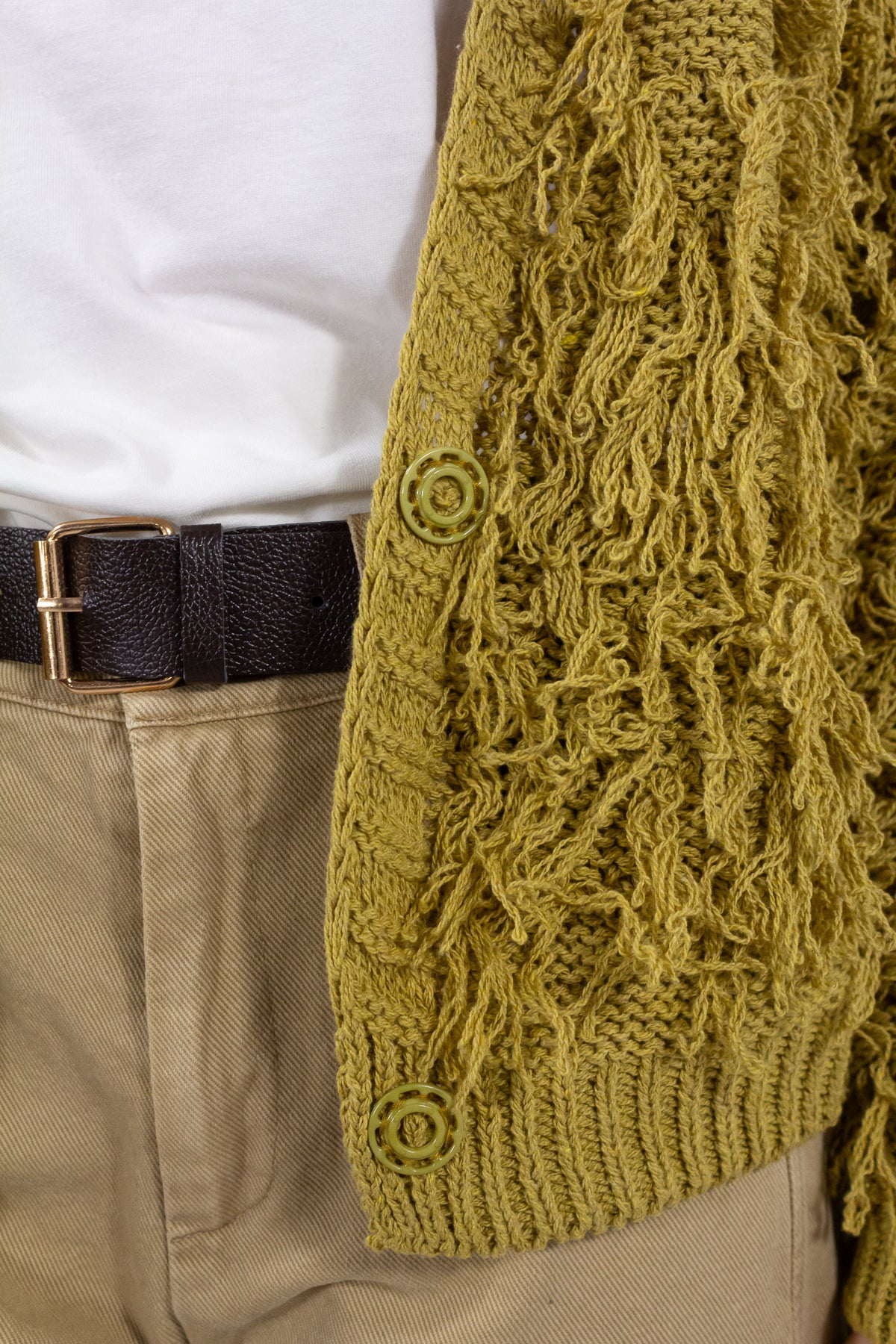 CARDIGAN FRANGE BOTTONI