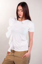 MAGLIA ROUCHES COTONE
