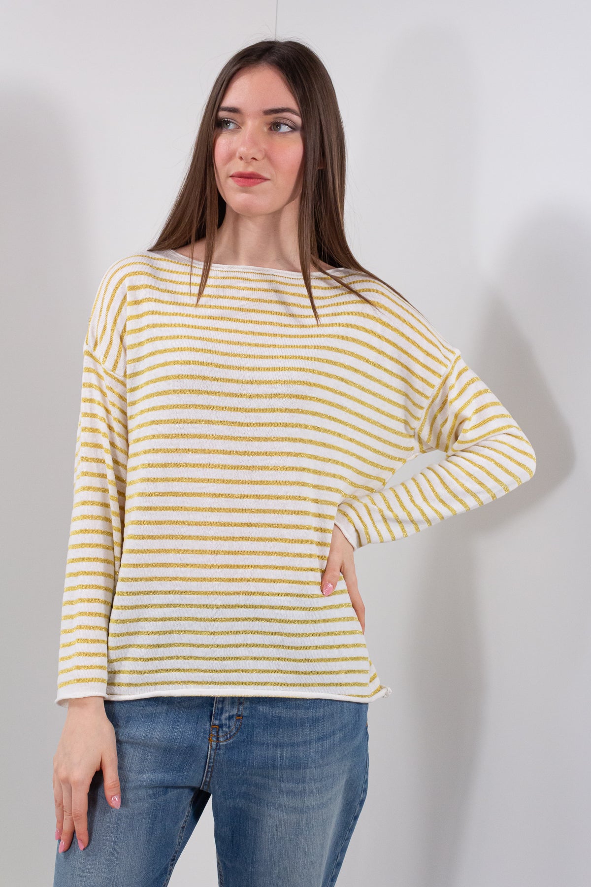 MAGLIA RIGHINE LUREX