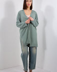 CARDIGAN APERTO SPACCHI