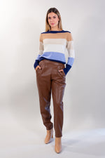 PANTALONE OVETTO ECOPELLE