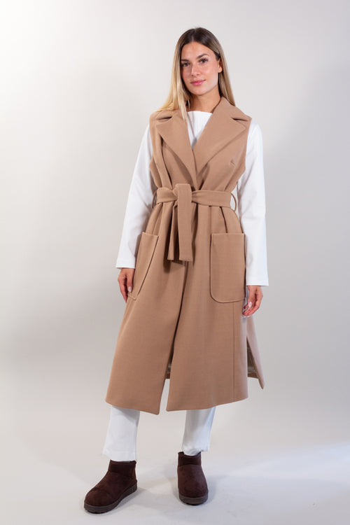 CAPPOTTO SMANICATO CINTURA