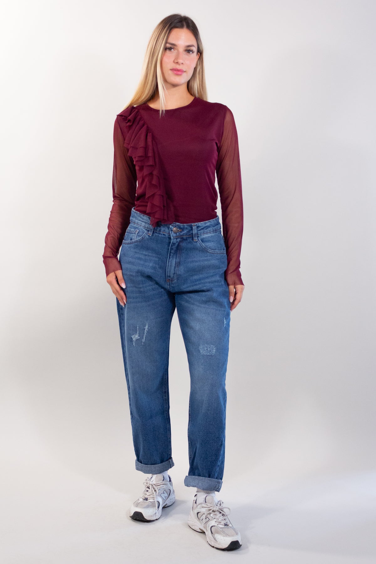 FRAPPA TULLE SWEATER