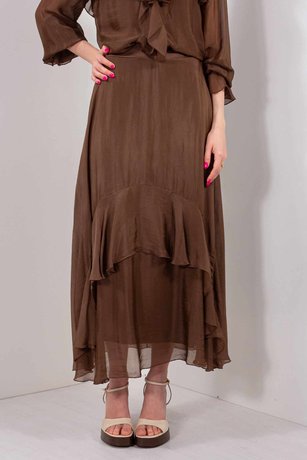 GONNA LUNGA CHIFFON