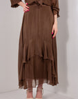 GONNA LUNGA CHIFFON