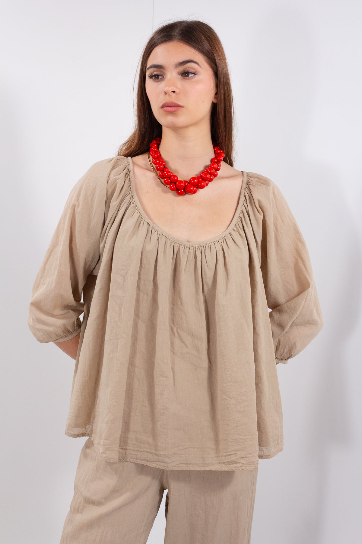 BLUSA GARZA COTONE*