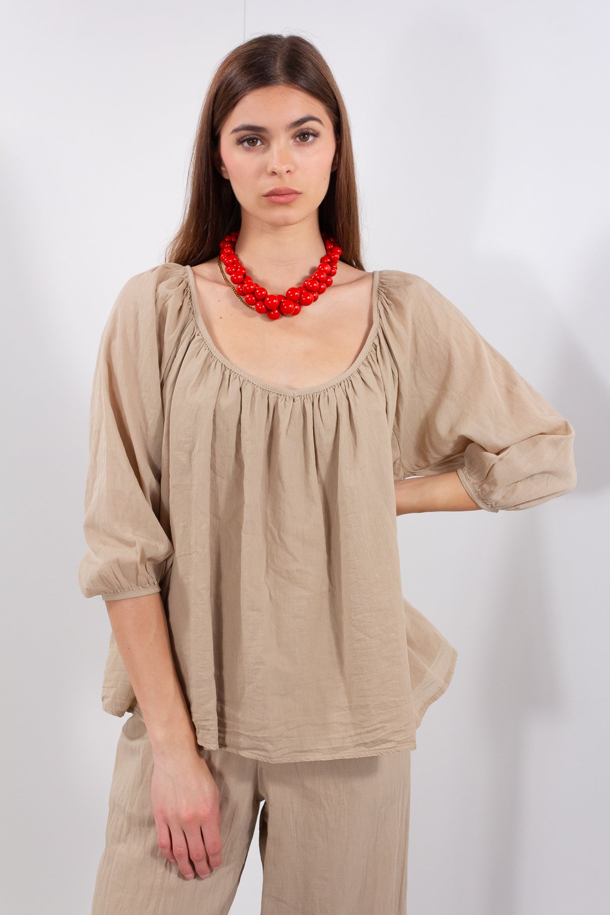 BLUSA GARZA COTONE*