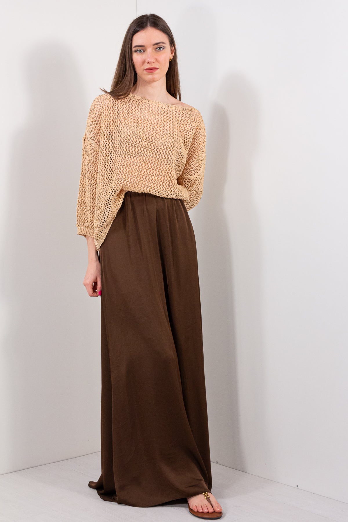 PANTALONE SUPER AMPIO RASO
