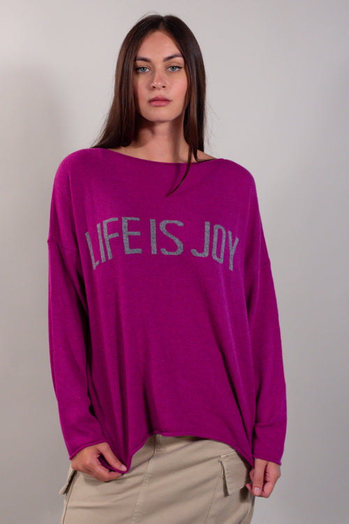 MAGLIA "LIFE IS JOY"