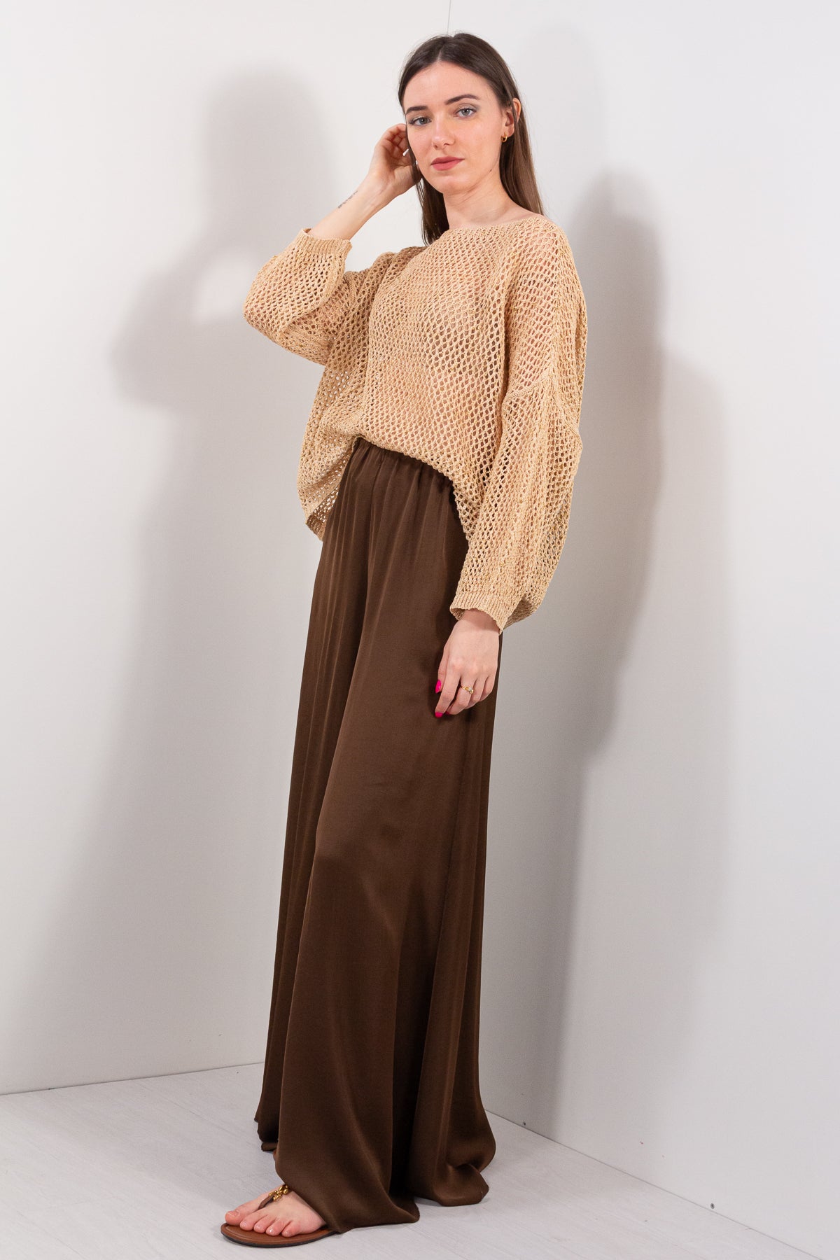 PANTALONE SUPER AMPIO RASO