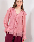 CAMICIA JABOT CHIFFON