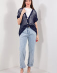 GIACCA KIMONO RETE