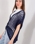 GIACCA KIMONO RETE