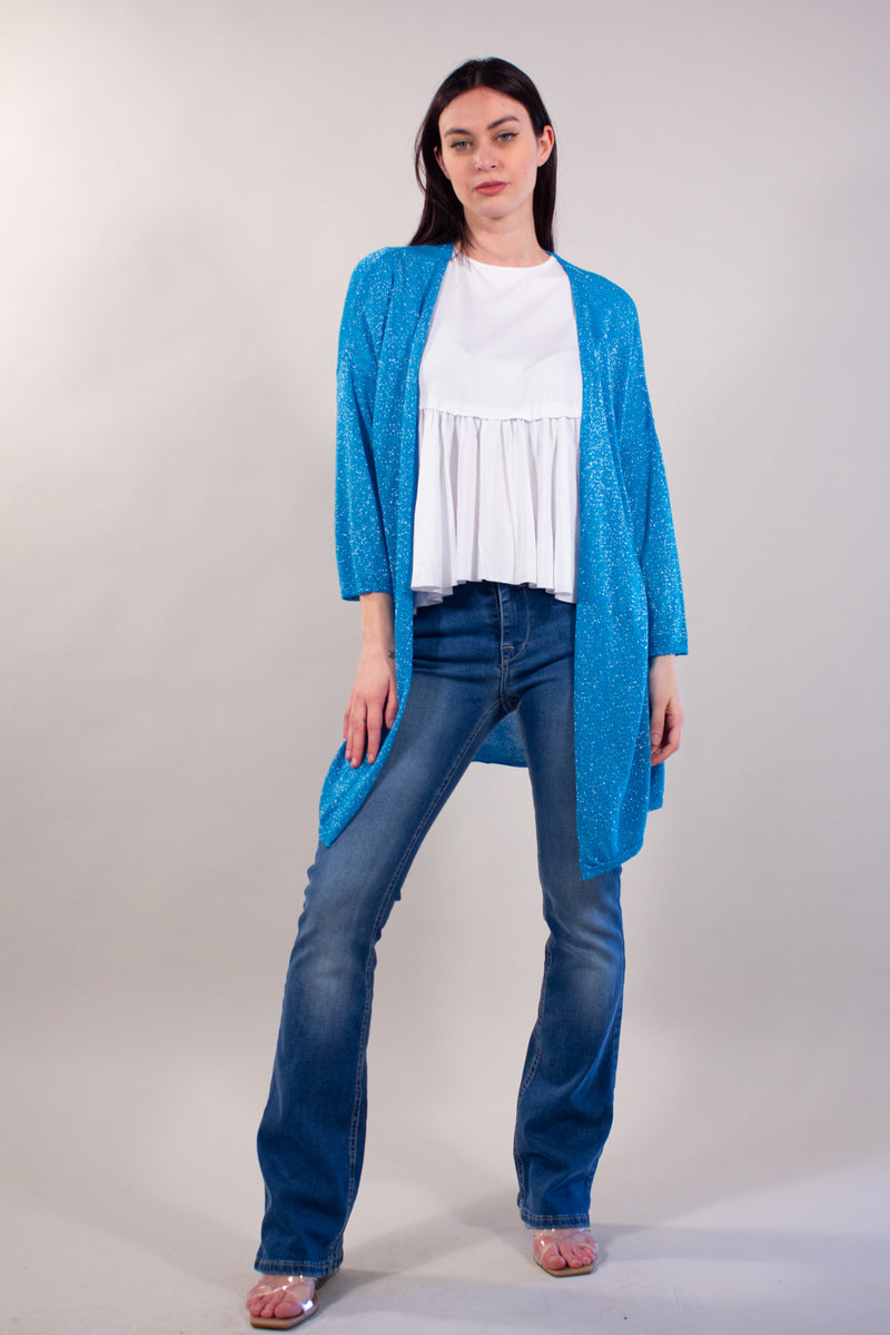 CARDIGAN LUNGO LUREX