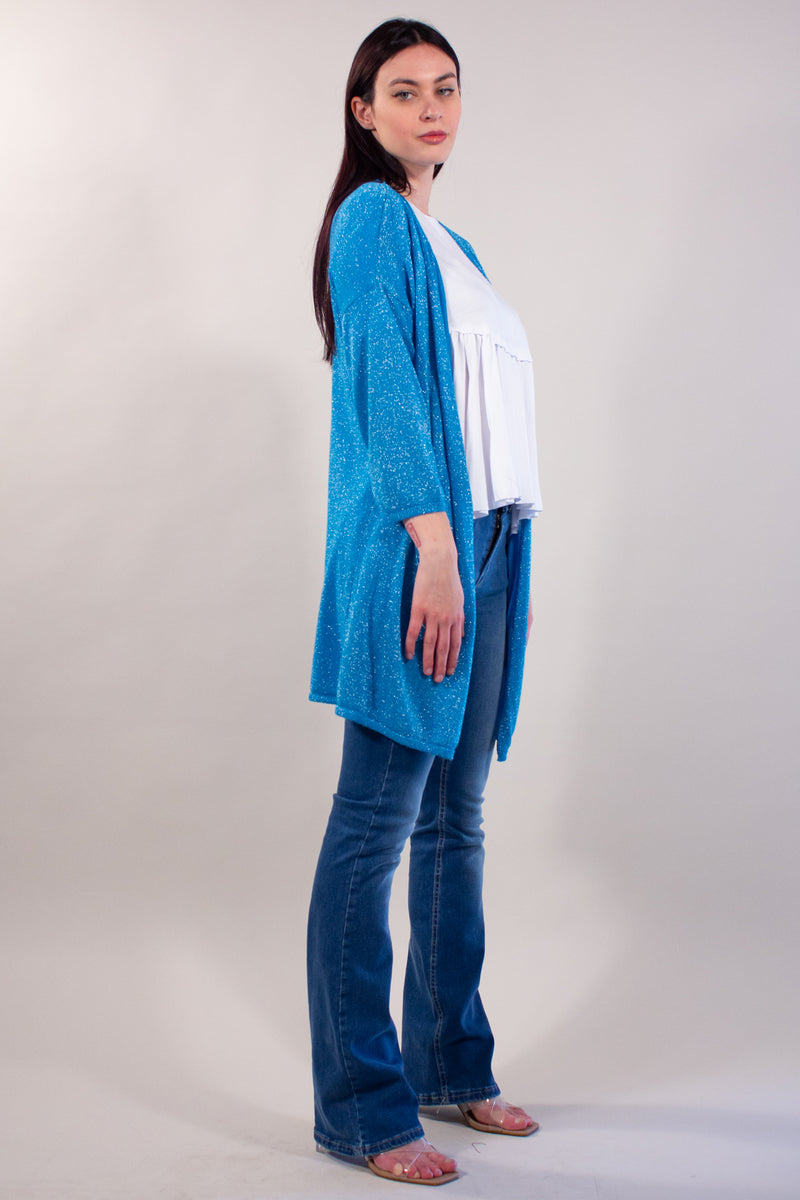 CARDIGAN LUNGO LUREX