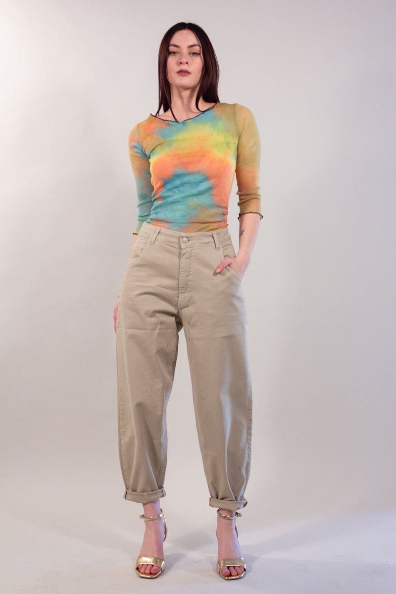 MAGLIA TULLE TIE DYE FRULLINO