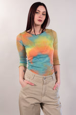 MAGLIA TULLE TIE DYE FRULLINO