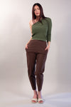 PANTALONE OVETTO COTONE TASCHINO