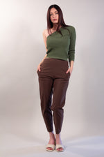 PANTALONE OVETTO COTONE TASCHINO