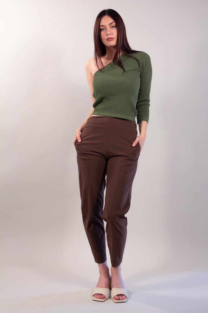 PANTALONE OVETTO COTONE TASCHINO