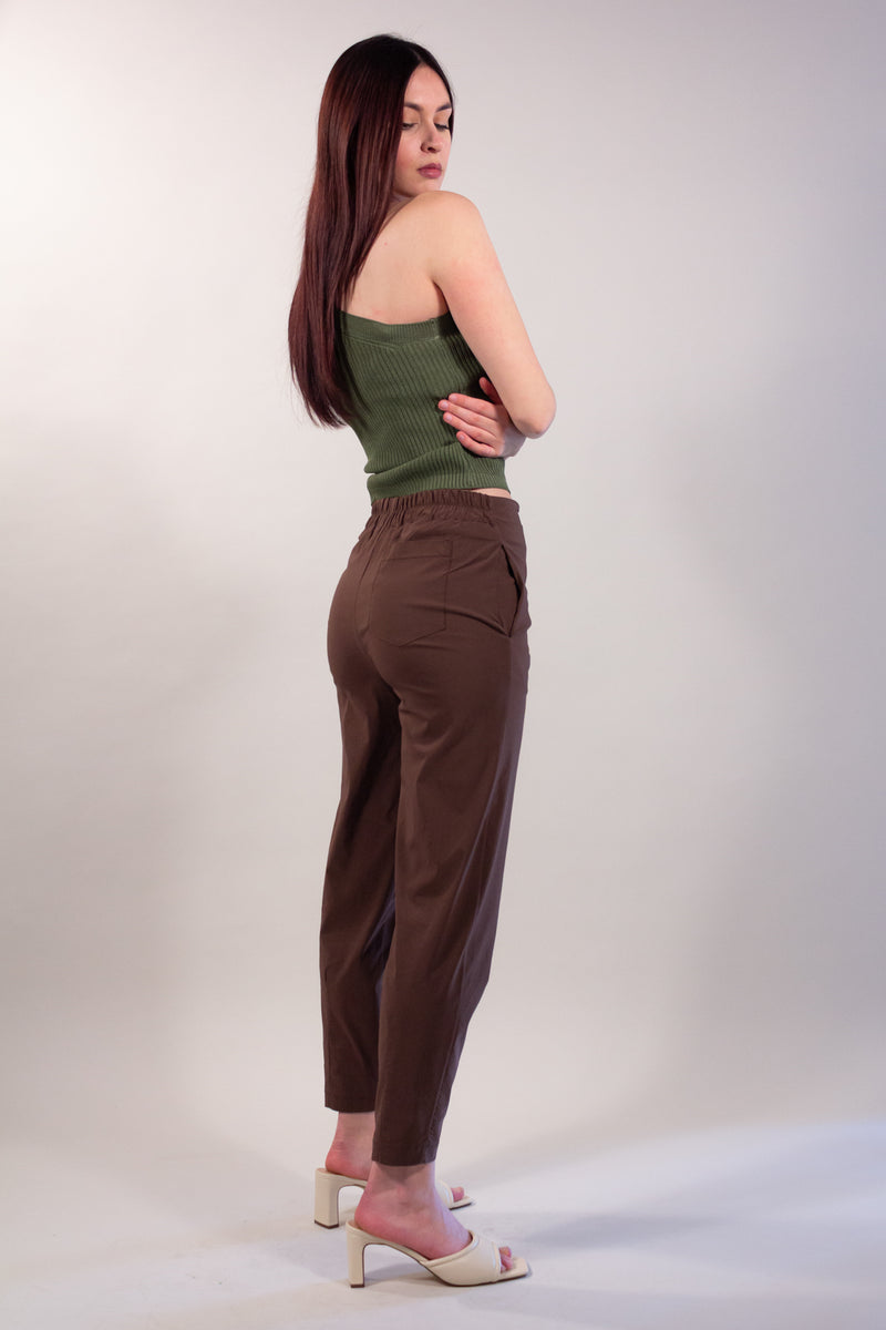 PANTALONE OVETTO COTONE TASCHINO